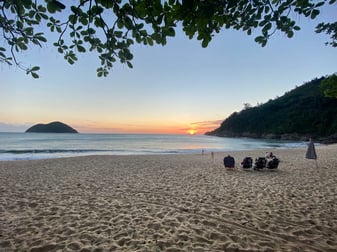 Pôr do sol em Toque Toque Grande